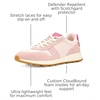 image:imageTOMS Womens Trvl Lite Retro LaceUp SneakersPale Rose Vintage TwillSuede