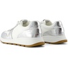image:imageTOMS Womens Trvl Lite Retro LaceUp SneakersSilver Crinkle Metallic LeatherVintage Twil