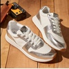 image:imageTOMS Womens Trvl Lite Retro LaceUp SneakersSilver Crinkle Metallic LeatherVintage Twil