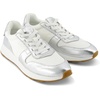 image:imageTOMS Womens Trvl Lite Retro LaceUp SneakersSilver Crinkle Metallic LeatherVintage Twil