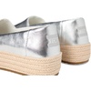 image:imageTOMS Womens Valencia EspadrilleSilver Metallic Nappa Leather