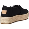 image:imageTOMS Womens Valencia Platform Espadrille Textile Upper OrthoLite Insole  AllDay Comfort Padded Heel Easy OnOff Lightweight Feel Closed Toe Summer Shoes Espadrilles for WomenBlack
