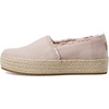 image:imageTOMS Womens Valencia Platform Espadrille Textile Upper OrthoLite Insole  AllDay Comfort Padded Heel Easy OnOff Lightweight Feel Closed Toe Summer Shoes Espadrilles for WomenBallet Pink