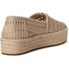 image:imageTOMS Womens Valencia Platform Espadrille Textile Upper OrthoLite Insole  AllDay Comfort Padded Heel Easy OnOff Lightweight Feel Closed Toe Summer Shoes Espadrilles for WomenChampagne Metallic Basket Weave