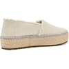 image:imageTOMS Womens Valencia Platform Espadrille Textile Upper OrthoLite Insole  AllDay Comfort Padded Heel Easy OnOff Lightweight Feel Closed Toe Summer Shoes Espadrilles for WomenWhite Onyx Textured DenimFray