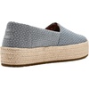 image:imageTOMS Womens Valencia Platform Espadrille Textile Upper OrthoLite Insole  AllDay Comfort Padded Heel Easy OnOff Lightweight Feel Closed Toe Summer Shoes Espadrilles for WomenNiagara Mist Chambray Dot