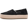 image:imageTOMS Womens Valencia Platform Espadrille Textile Upper OrthoLite Insole  AllDay Comfort Padded Heel Easy OnOff Lightweight Feel Closed Toe Summer Shoes Espadrilles for WomenBlack Floral Crochet
