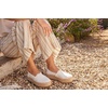 image:imageTOMS Womens Valencia Platform Espadrille Textile Upper OrthoLite Insole  AllDay Comfort Padded Heel Easy OnOff Lightweight Feel Closed Toe Summer Shoes Espadrilles for WomenWhite CanvasFray