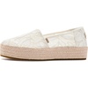 image:imageTOMS Womens Valencia Platform Espadrille Textile Upper OrthoLite Insole  AllDay Comfort Padded Heel Easy OnOff Lightweight Feel Closed Toe Summer Shoes Espadrilles for WomenEgret Floral Crochet