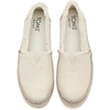 image:imageTOMS Womens Valencia Platform Espadrille Textile Upper OrthoLite Insole  AllDay Comfort Padded Heel Easy OnOff Lightweight Feel Closed Toe Summer Shoes Espadrilles for WomenWhite Onyx Textured DenimFray