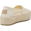 image:imageTOMS Womens Valencia Platform Espadrille Textile Upper OrthoLite Insole  AllDay Comfort Padded Heel Easy OnOff Lightweight Feel Closed Toe Summer Shoes Espadrilles for WomenNatural Moroccan Crochet