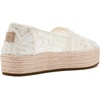 image:imageTOMS Womens Valencia Platform Espadrille Textile Upper OrthoLite Insole  AllDay Comfort Padded Heel Easy OnOff Lightweight Feel Closed Toe Summer Shoes Espadrilles for WomenEgret Floral Crochet