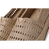 image:imageTOMS Womens Valencia Platform Espadrille Textile Upper OrthoLite Insole  AllDay Comfort Padded Heel Easy OnOff Lightweight Feel Closed Toe Summer Shoes Espadrilles for WomenChampagne Metallic Basket Weave