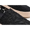 image:imageTOMS Womens Valencia Platform Espadrille Textile Upper OrthoLite Insole  AllDay Comfort Padded Heel Easy OnOff Lightweight Feel Closed Toe Summer Shoes Espadrilles for WomenBlack Floral Crochet