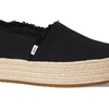 image:imageTOMS Womens Valencia Platform Espadrille Textile Upper OrthoLite Insole  AllDay Comfort Padded Heel Easy OnOff Lightweight Feel Closed Toe Summer Shoes Espadrilles for WomenBlack