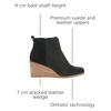 image:imageTOMS womens ClareBlack LeatherSuede