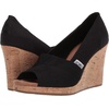 image:imageTOMS womens Classic WedgeBlack Scattered Woven
