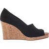 image:imageTOMS womens Classic WedgeBlack Scattered Woven