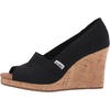 image:imageTOMS womens Classic WedgeBlack Scattered Woven