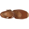 image:imageTOMS womens Isla Peep ToeAmber Brown