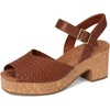 image:imageTOMS womens Isla Peep ToeAmber Brown