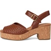 image:imageTOMS womens Isla Peep ToeAmber Brown
