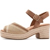 image:imageTOMS womens Isla Peep ToeDark Beige