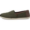 image:imageToms Mens Alpargata 30Dark Sage Brushed TwillTan Synthetic Trim