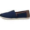 image:imageToms Mens Alpargata 30Navy Brushed TwillTan Synthetic Trim