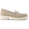 Oxford Tan Suede/Shimmer Twill
