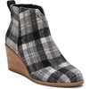 image:imageTOMS ClareBlackGrey Plaid