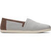 Drizzle Grey Brushed Twill/Tan Synthetic Trim