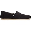 Black Wide Recycled Cotton Canvas