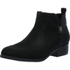 image:imageTOMS Womens Dahlia Ankle BootsBlack SuedeHeritage Canvas