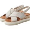image:imageTOMS Womens Diana Crossover Platform SandalsNatural Yarn Dye