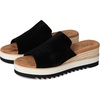 image:imageTOMS Womens Diana Mule Wedge Sandal  Slip On Leather Upper RopeWrapped Platform CloudBound InsolesBlack Suede