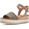 Oatmeal Small Leopard Spots/Suede