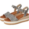 image:imageTOMS Womens Diana Wedge Sandal Leather Upper CloudBound InsoleMacadamia Mini Cheetah Suede