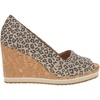image:imageTOMS Womens Essential Peep Toe Casual Sandals Casual High Heel 3 amp Up  BrownBrown