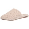 image:imageTOMS Womens Jade Flat SlidesNatural Shaggy Faux Shearling