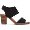Black Melange Woven