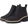 image:imageTOMS Womens Maude Wedge Boot Leather Upper OrthoLite Insole Side Zip LightweightBlack Leather