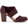 image:imageTOMS Womens Milan Closed Toe 3 Heel Leather Upper CloudBound Insole Side ZipperBlackberry Suede