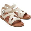 image:imageTOMS Womens Sloane Sandal LeatherSuede UpperFog LeatherSuede