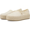 image:imageTOMS Womens Valencia Platform Espadrille Textile Upper OrthoLite Insole  AllDay Comfort Padded Heel Easy OnOff Lightweight Feel Closed Toe Summer Shoes Espadrilles for WomenNatural Moroccan Crochet