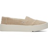 image:imageTOMS Womens Verona Slip On Sneaker Flexible Canvas UpperNatural Undyed Heritage Canvas