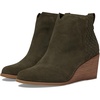 Olive Night Suede/Embossed Waffle