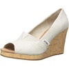 image:imageTOMS womens Classic WedgeNatural Crosshatch Jacquard