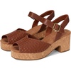 image:imageTOMS womens Isla Peep ToeAmber Brown