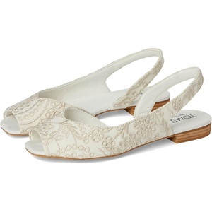 image:imageTOMS Briella SlingbackEgret Botanical Eyelet